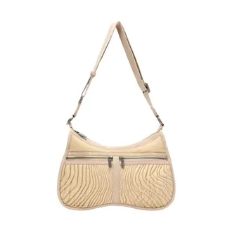 Roberto Cavalli Cross Body Bags, female, Beige, Size: ONE SIZE Matelass&eacute; Torino Bag