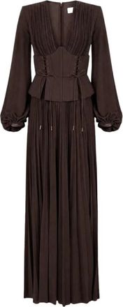 Elisabetta Franchi Donna, Abiti, Marrone, S, new