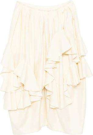 Comme Des Gar&ccedil;ons Broek met ruches - Beige