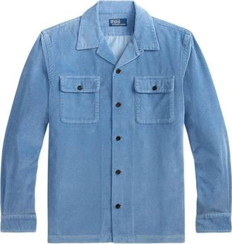 Polo Ralph Lauren Ribfluwelen overhemd - Blauw