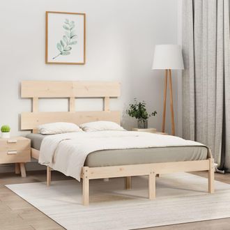 vidaXL Estructura De Cama De Madera Maciza 160x200 Cm Vidaxl