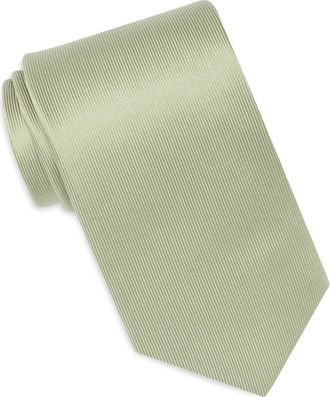 Duchamp Solid Silk Tie in Sage Green at Nordstrom Rack