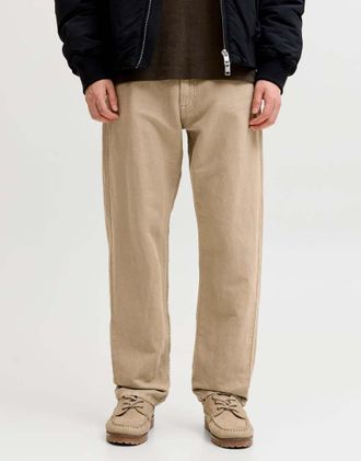 Jack & Jones Pantaloni color pepe al limone-Giallo