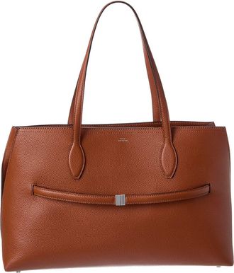 Toteme Toteme Logo Leather Tote