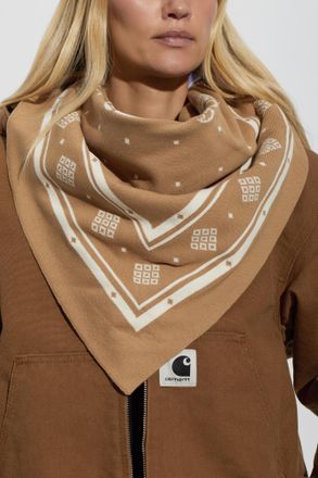 Carhartt Work in Progress Scarf With Logo, Unisex, Brown