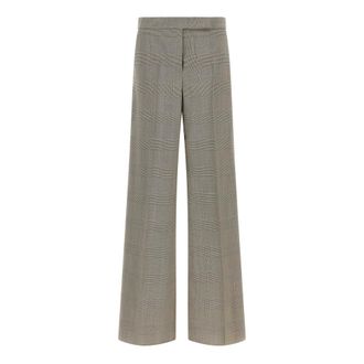Max Mara MxmNetto Trousers - female - Max Mara - Wide Trousers - Gray - 2XS - Trousers