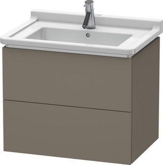 Duravit Duravit - L-cube Mueble De Pared, 2 Cajones, 670mm, Para Starck 3