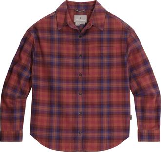 Royal Robbins Womens Lieback Overshirt Long-Sleeve Shirt Red XL