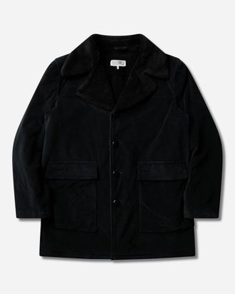 Maison Margiela Men s Cotton Caban Jacket Black