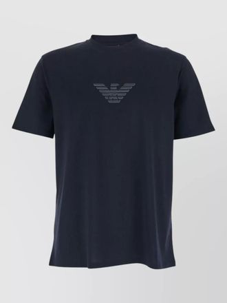 Emporio Armani cotton slim-fit logo-embroidered t-shirt