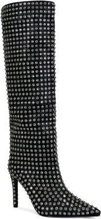 Azalea Wang Lis Pointed Toe Boot in Black at Nordstrom Rack, Size 6.5