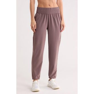 Zella Interval High Waist Track Pants in Grey Plum at Nordstrom Rack, Size X-Small