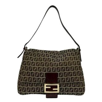 Fendi Pre-owned Shoulder Bags, female, Brown, Size: ONE SIZE Pre-owned Vintage Shoulder Bag