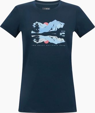 Regatta Womens Regatta Womens/Ladies Mountain Scene T-Shirt - Navy - Size: 18