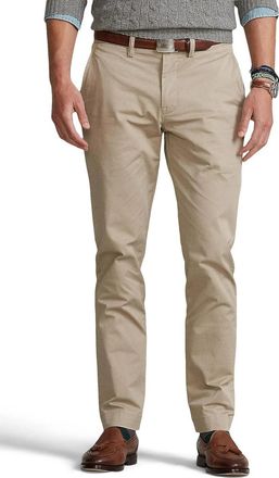 Polo Ralph Lauren Mens Polo Ralph Lauren Pants Khaki Stretch Straight Leg Zip-Fly GBO2120