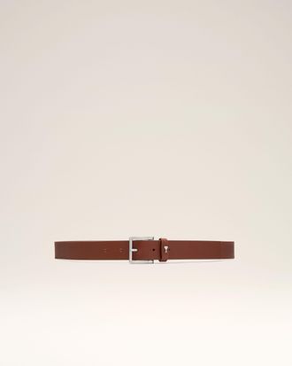 Ami Orange Cowhide Leather Paris Paris Belt Orange - 105 - Unisex