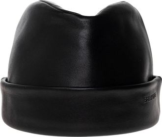 Balenciaga Gorro de Piel - Accessories - Hombre - Negro - ONE SIZE