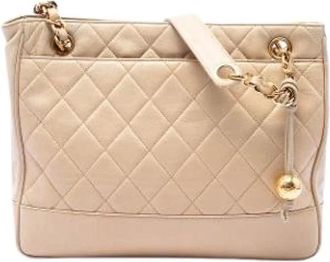 Chanel Borsa a spalla Pre-owned trapuntata - - Pre-owned - Donna - Beige - ONE SIZE
