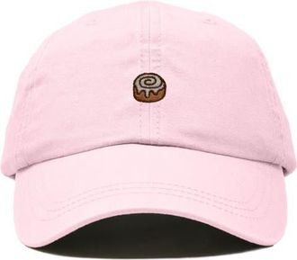 Dalix Cinnamon Roll Dad Cap in Washed Pink at Nordstrom