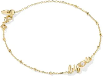 Kendra Scott Womens Big Sis Delicate Chain Bracelet In Gold