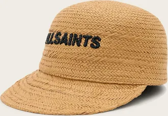AllSaints Mila Straw Baseball Cap