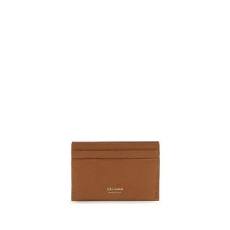 Ferragamo Womens Brown Calf Leather Bos Taurus Wallet