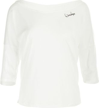 Winshape 3/4-Arm-Shirt WINSHAPE MCS001, Damen, Gr. XXL, weiss (vanilla, wei&szlig;), 50% Modal, 50% Baumwolle, U-Boot-Ausschnitt, Shirts 3/4-Arm-Shirt, Ultra leicht