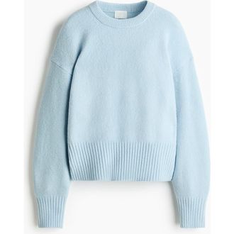 H&M Oversized Jumper in Light Blue at Nordstrom, Size Xx-Large