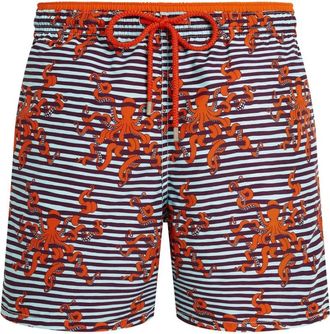 Vilebrequin Moka Octopus in Stripes - Heren - Strandmode - Veelkleurig - 2XL - Badmode