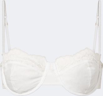 Montce Swim Lace-trimmed cotton bra top