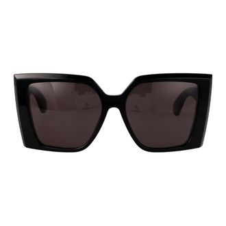Alexander McQueen Vierkante Zonnebril - Dames - Accessoires - Zwart - Maat: 56 MM