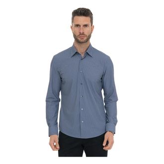 HUGO BOSS P-Liam Casual shirt - Heren - Casual Overhemden - Blauw - S - Denim - Overhemden