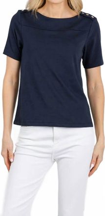 Nation Ltd Johnnie Short Sleeve Tee In Night Sky