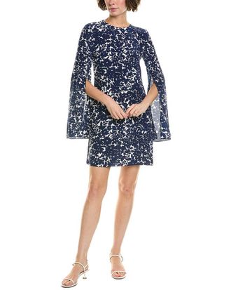 Michael Kors Silk Cape Mini Dress