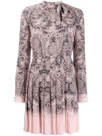 Valentino Garavani Abito plissettato - Rosa