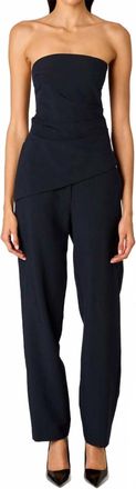 Nia Grand Strapless Top In Navy