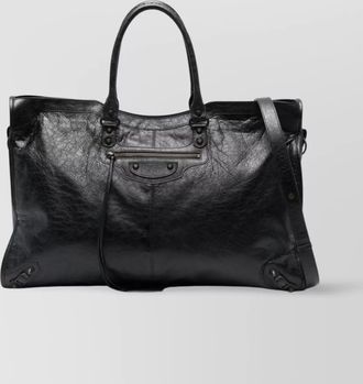 Balenciaga urban journey leather tote bag