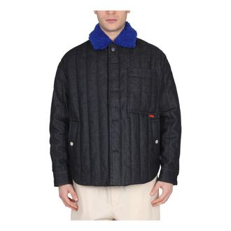 Sunnei Padded Over Jacket - Heren - Winterjassen - Blauw - XS - Katoen - Jassen
