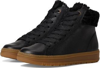 Paul Green Cambria High-Top Womens Boots Black : AT 7.5 (US Womens 10) M, Leather