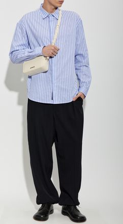 Jacquemus Cotton Shirt Simon, Mens, Blue