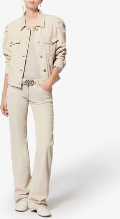 Isabel Marant Bolineav Jacket In Ecru