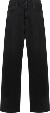 Carhartt Work in Progress Black Black Logo Pants