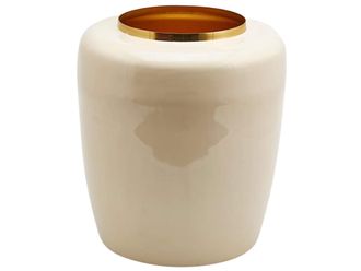 Schubiger M&ouml;bel Vase Waterproof Ivory H: 35 cm