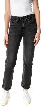 Levi's Straight Jeans - Dames - Regular Fit Jeans - Zwart - W27 L33 - Jeans