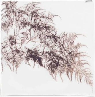 Issey Miyake Womens Pressed Flora Bandana In Asparagus