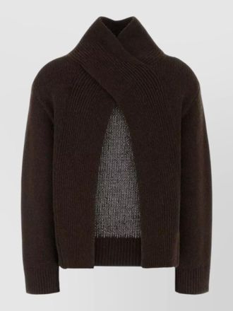 Ganni wool yak regular-fit cardigan