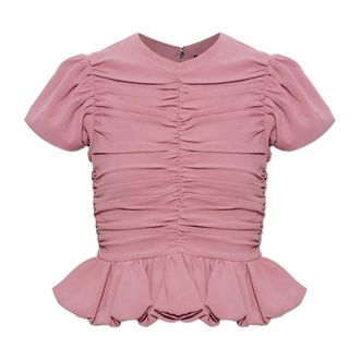 Rotate ROTATE Birger Christensen - Top drapeado - Blouses & Shirts - Mujer - Rosa - XS