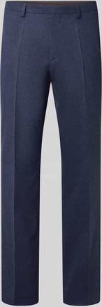 HUGO BOSS Skinny Fit Anzughose mit Woll-Anteil Modell HESTEN253X in Marine Melange, Gr&ouml;&szlig;e 102