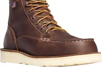 Danner Mens Bull Run Moc Toe Work Boots In Brown