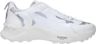 Valentino Garavani Fabric Athletic Sneakers - Heren - Sneakers - Wit - 45 EU - Schoenen